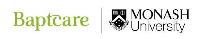 Baptcare and Monash University logos