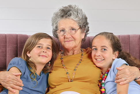Grandma with Grandkids
